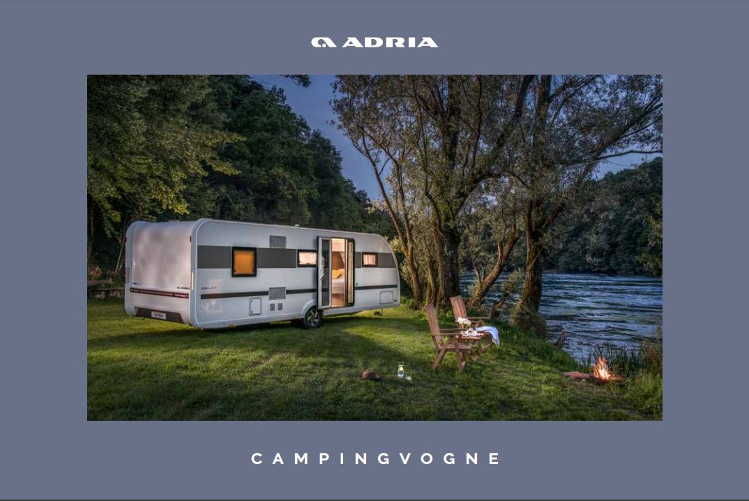 Billede af en Adria campingvogn